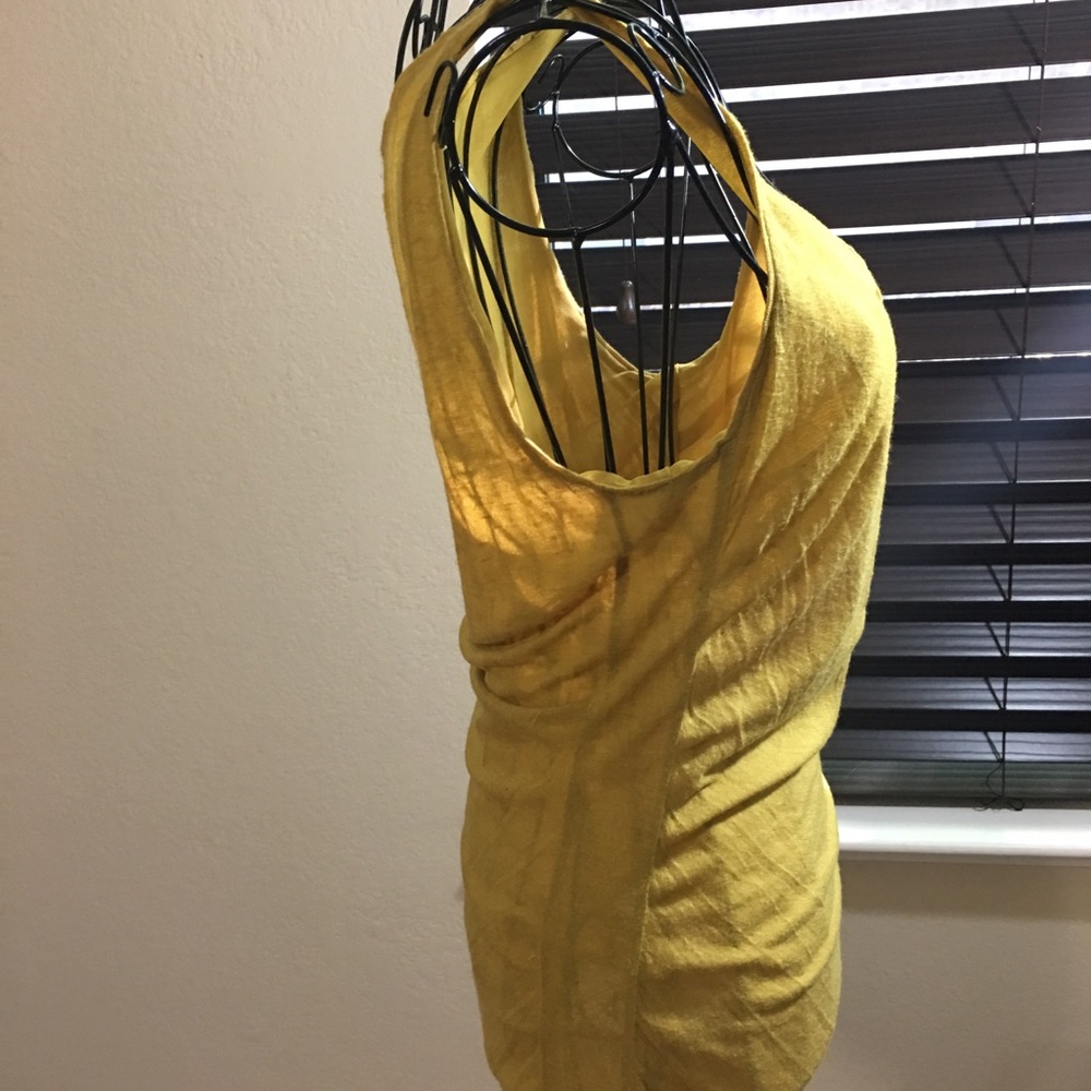Mustard Sleeveless Top